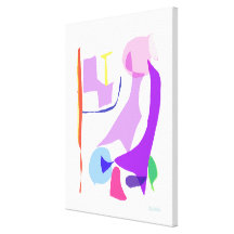 De eerste Stap Gallerij Wrap Canvas