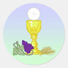 De eerste Stickers van de Heilige Communie