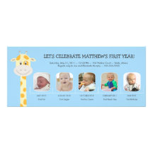 De Eerste Verjaardag Jaar van de Jongen van het ba Aankondigingen
