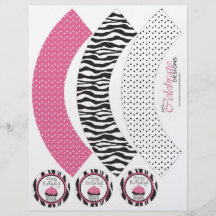 De Elegante Omslagen Cupcake van de boutique Fullcolor Folder