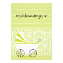 De elegante Uitnodiging van het Baby shower