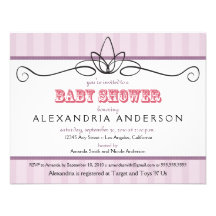 De elegante Uitnodiging van het Baby shower van de