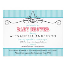 De elegante Uitnodiging van het Baby shower van de