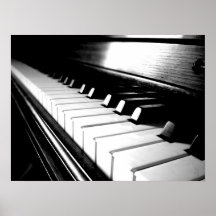 De elegante Zwarte & Witte Fotografie van de Piano Plaat