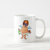 De engel die van Kerstmis een glas wijn hebben mokken