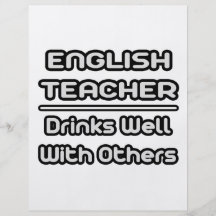 De Engelse Dranken van de Leraar… goed met anderen Folder