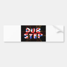 De Engelse Stap van de Kopie Bumperstickers