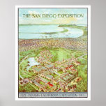 De Expositie van Panama - van Californië in San Di Print
