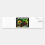 De Ezel Barbados van Steele Bumpersticker