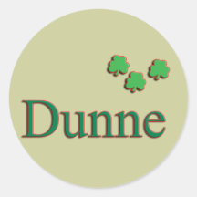 De Familie van Dunne Ronde Stickers