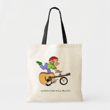 DE FIETS VAN DE GITAAR - ZAK CANVAS TASSEN