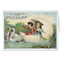De Fietsen van Wilhelm en van Co. Wenskaarten