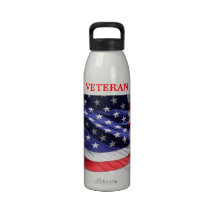 DE FLES VAN DE VETERAAN HERBRUIKBARE WATER FLES