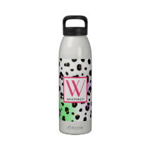 De Fles van het Water van het Monogram van de Druk Waterflessen