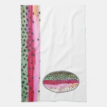 De Forel van de regenboog Theedoeken