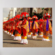 De foto van de Dans van Ryukyu Print
