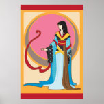 De Fusie van de geisha Print