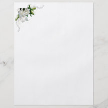 De Gardenia van het huwelijk Gepersonaliseerde Folder
