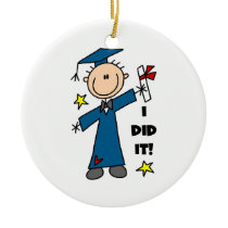 De Gediplomeerde van de jongen ornamenten