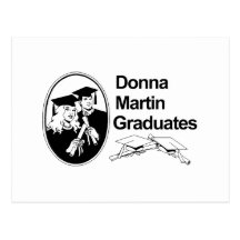 DE GEDIPLOMEERDEN VAN DONNA MARTIN WENSKAART