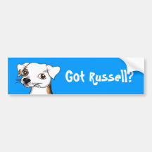 De gekregen sticker van de Bumper van Russell Bumpersticker