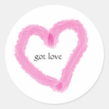 de gekregen verbindingen van de liefdeenvelop sticker
