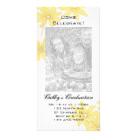 De gele Kaart van Daisy Graduation Party Invite Ph Foto Wenskaarten
