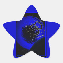 De gelukkige 50ste Sticker van de Verjaardag