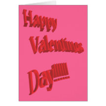 De gelukkige kaart van de Valentijnsdag