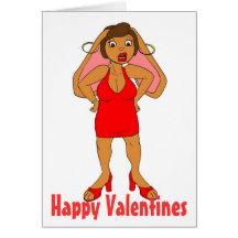 De gelukkige kaart van Valentijnskaarten