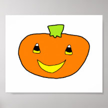 De gelukkige Pompoen van Halloween Posters