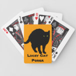 De gelukkige Pook van de Kat Kaartspel