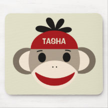 De gepersonaliseerde Aap Mousepad van de Sok voor  Muismatten