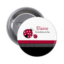 De Gepersonaliseerde Knoop van het Lieveheersbeest Speldbuttons