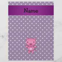 De gepersonaliseerde paarse diamanten van de naam  fullcolor folder