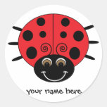 De gepersonaliseerde Sticker van het Lieveheersbee