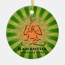 De gepersonaliseerde Yoga stelt Ornament
