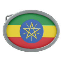 De Gesp van de Riem van de Vlag van Ethiopië