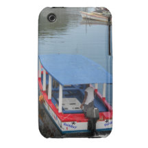 De geval-Mat van de Kromme van Negril Blackberry v iPhone 3 Hoesje