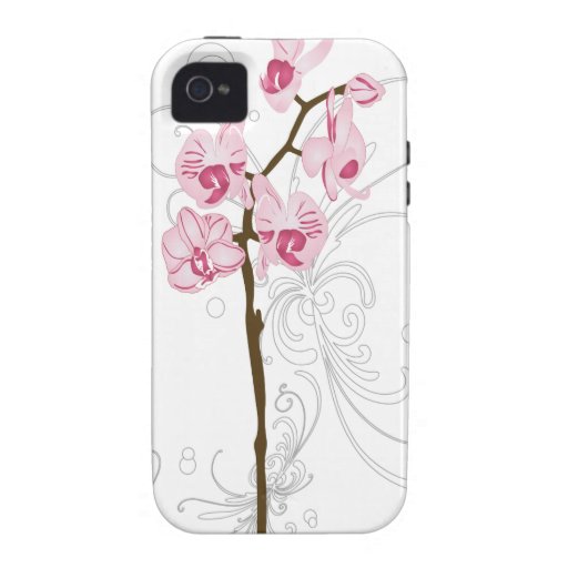De geval-Partner van de orchidee Geval Case-Mate iPhone 4 Case