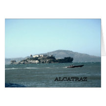 De gevangenis van Alcatraz Wenskaart