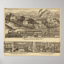 De Gieterij van Steubenville en de Werken van de M Posters