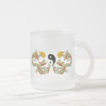 De Gift van de Draak van Yang van Yin Koffie Bekers