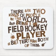 De Gift van de Speler van het hockey Muis Mat