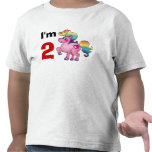 de gift van het 2 éénjarigenfeestvarken (eenhoornp shirt