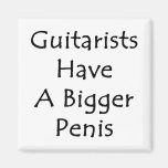 De gitaristen hebben een Grotere Penis Magneet