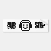 De Glimlach van hoofdtelefoons Bumpersticker