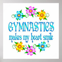 De Glimlachen van de gymnastiek Posters