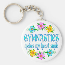 De Glimlachen van de gymnastiek Sleutelhanger