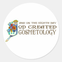 De god Gecre?ërde Kosmetiek Sticker